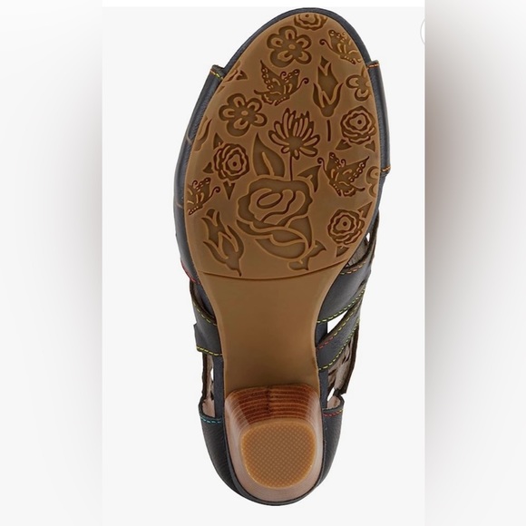 Spring Step L'Artiste Women's Icon black Sandals , platform/wedge. Size 9 - Picture 6 of 14